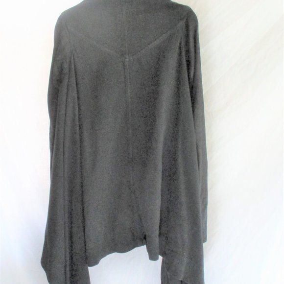 RICK OWENS DRKSHDW Asymmetrical Jacket Coat M BLACK - Picture 3 of 9